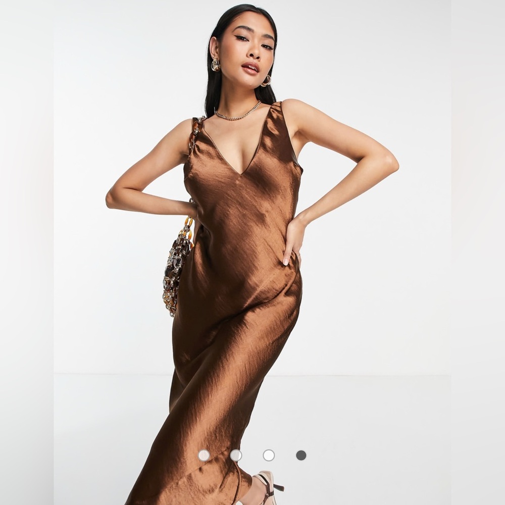 SATIN ASOS dress